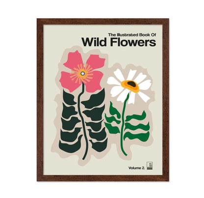 The Illustrated Book Of Wild Flowers Vol.2 Grey