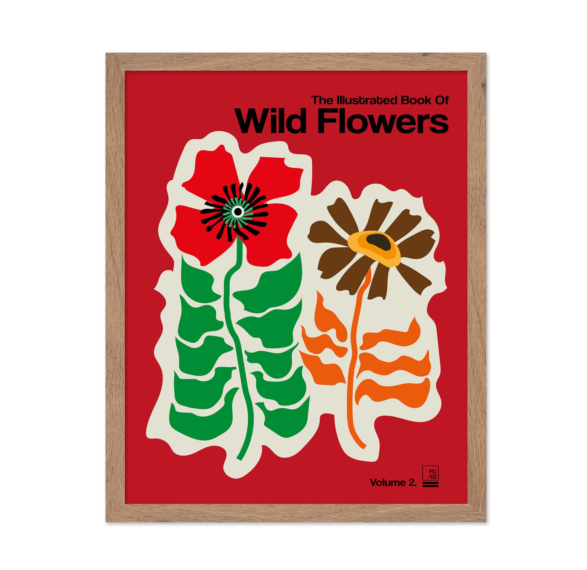 The Illustrated Book Of Wild Flowers Vol.2 Red