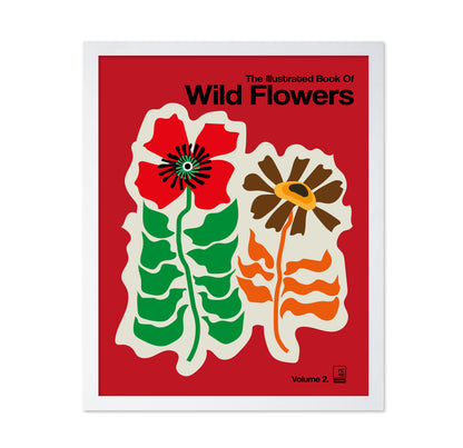 The Illustrated Book Of Wild Flowers Vol.2 Red