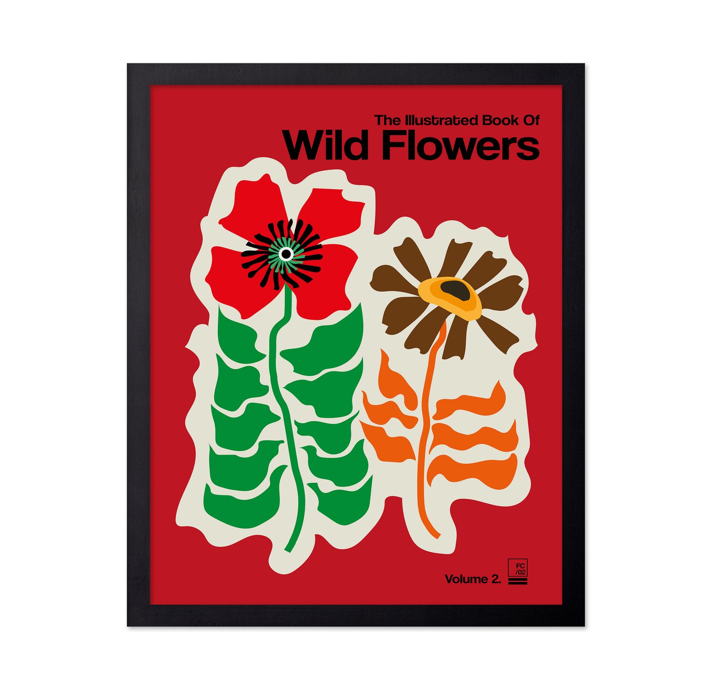 The Illustrated Book Of Wild Flowers Vol.2 Red