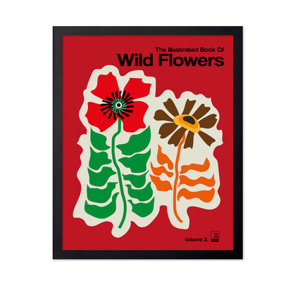 The Illustrated Book Of Wild Flowers Vol.2 Red