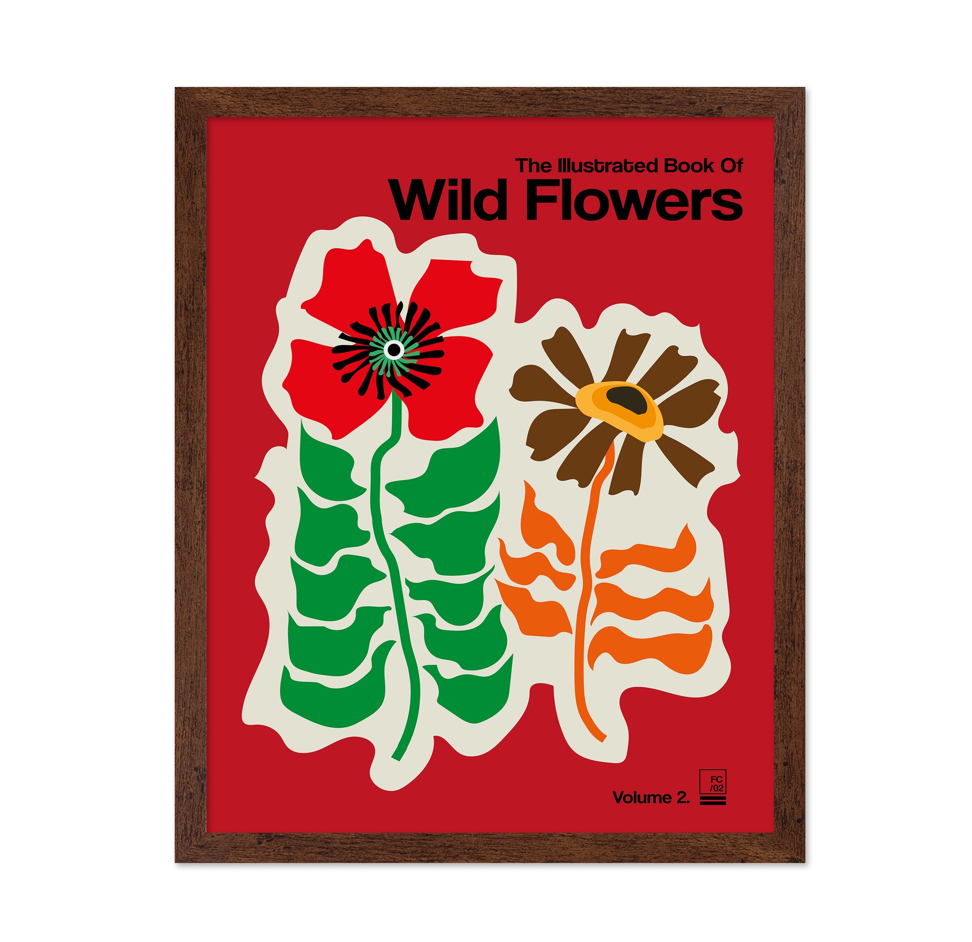 The Illustrated Book Of Wild Flowers Vol.2 Red