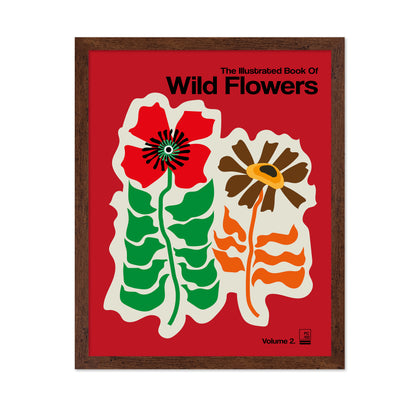 The Illustrated Book Of Wild Flowers Vol.2 Red