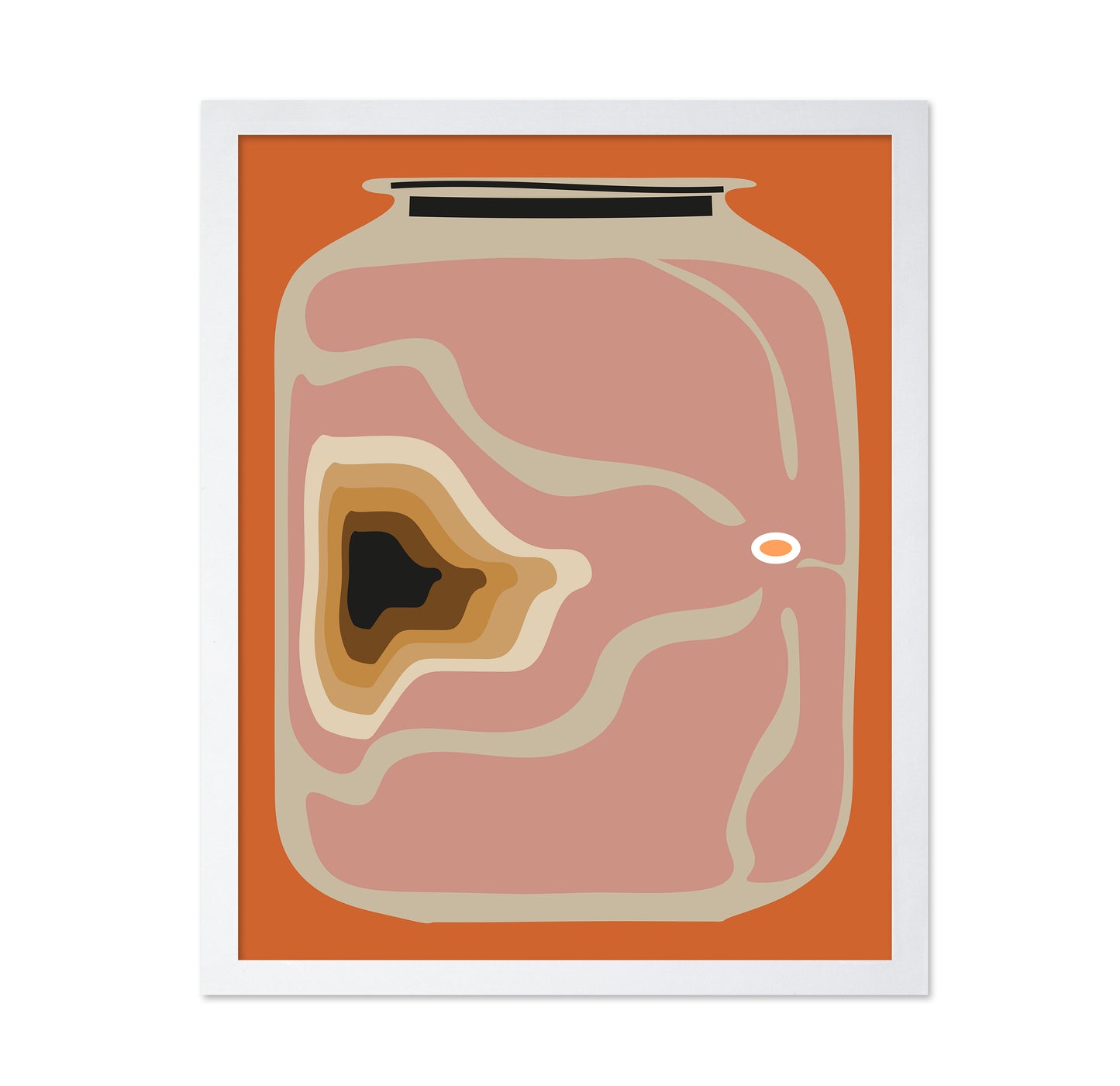 Ukiyo Vase Peach
