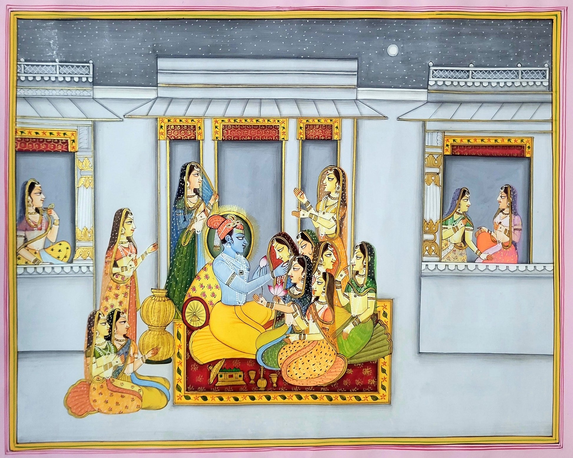 Krishna With Gopikas