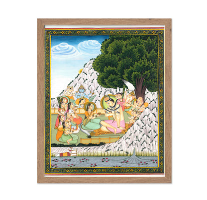 Lord Shiva Drinking Bhang