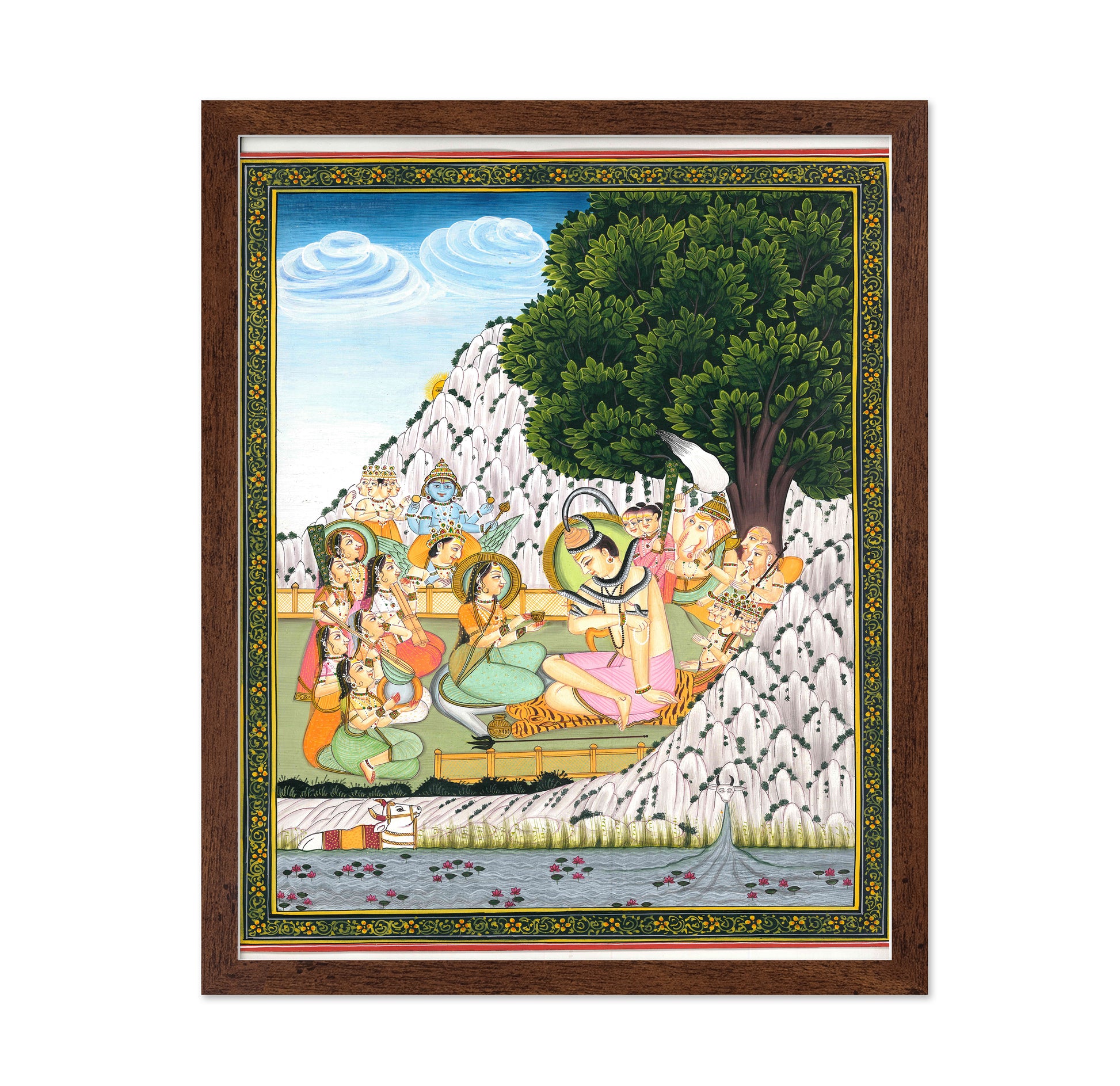 Lord Shiva Drinking Bhang