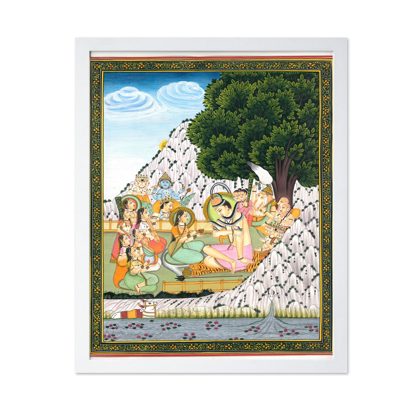 Lord Shiva Drinking Bhang