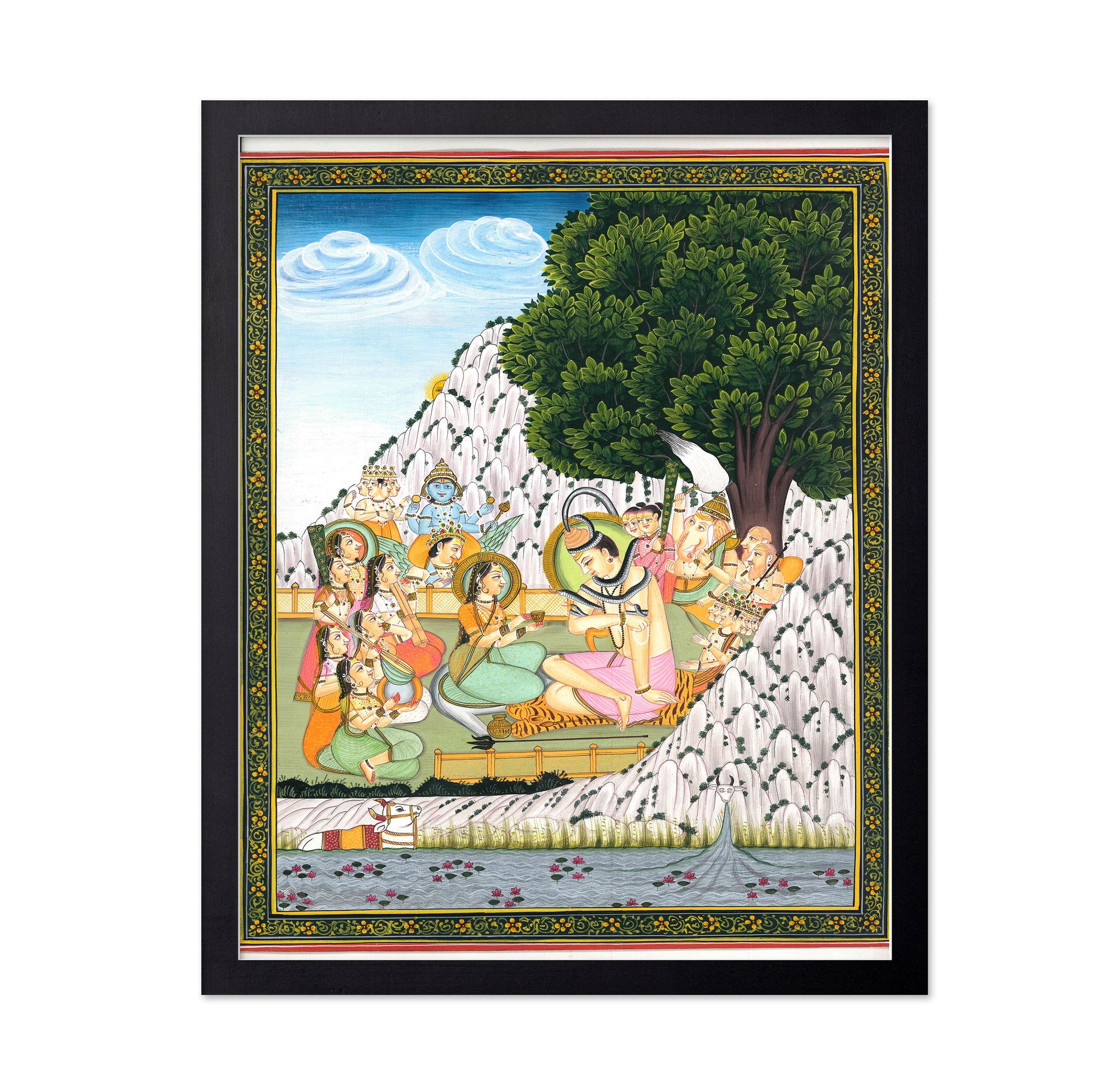 Lord Shiva Drinking Bhang