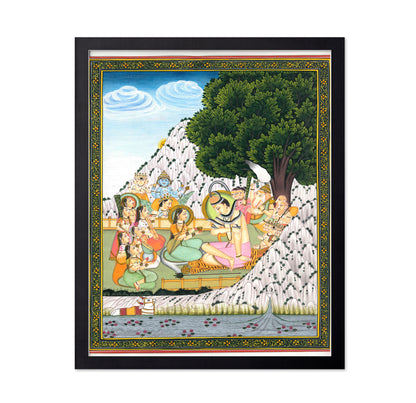Lord Shiva Drinking Bhang