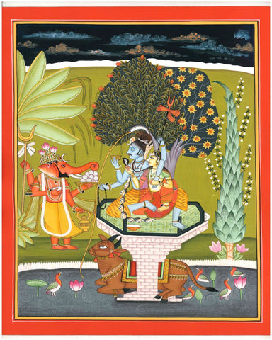 Lord Shiva With Shri Ganesha