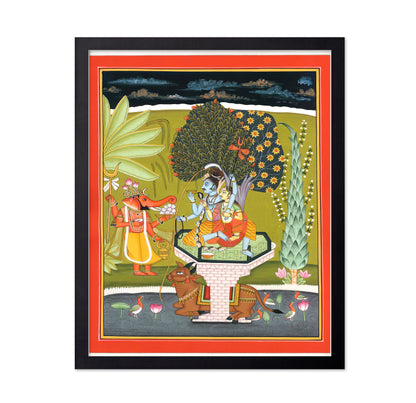 Lord Shiva With Shri Ganesha