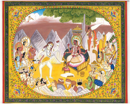 Lord Shiva Dancing for Parvati