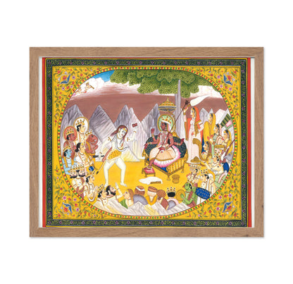 Lord Shiva Dancing for Parvati