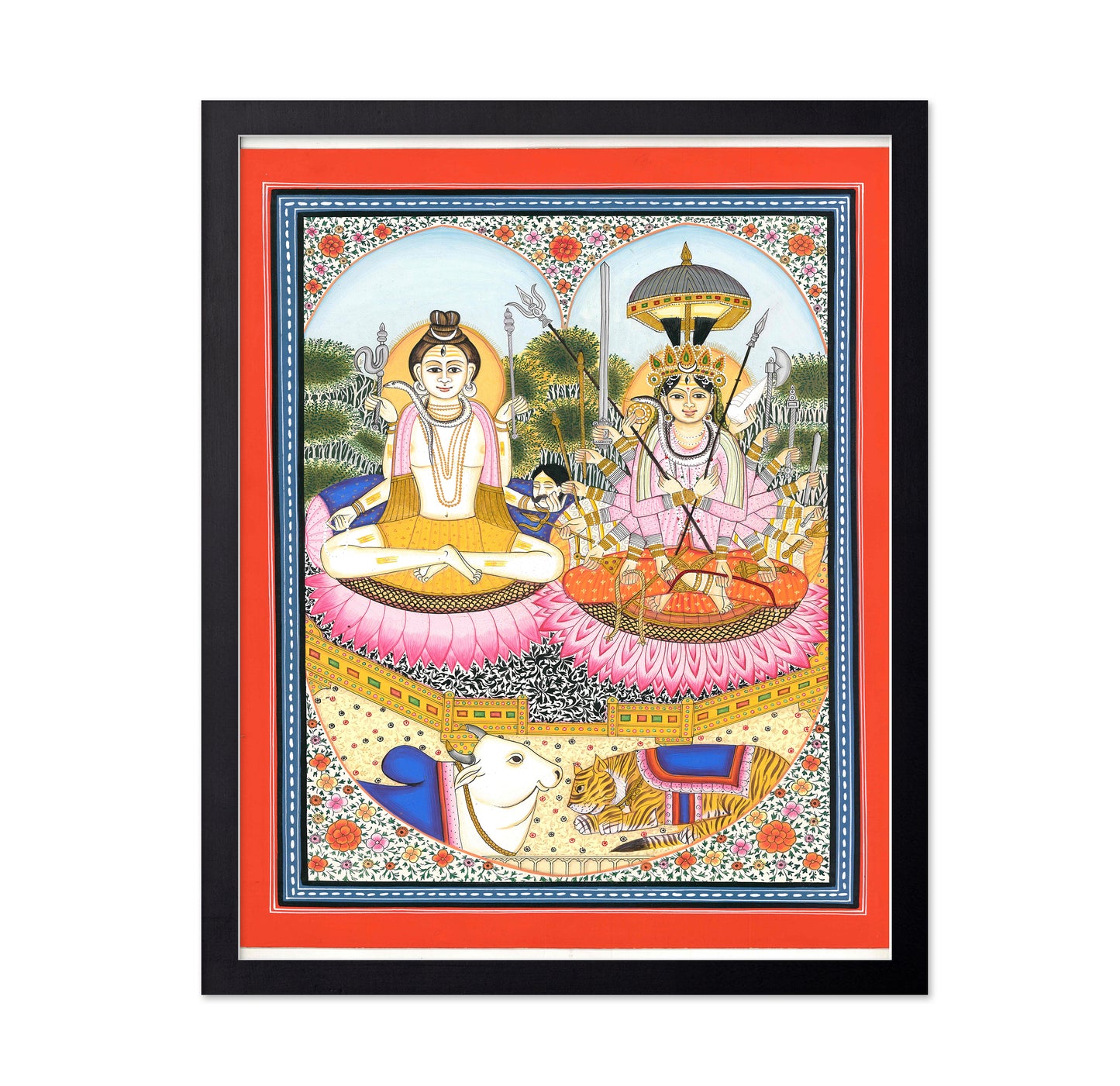 Lord Shiva with Parvati