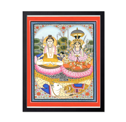 Lord Shiva with Parvati