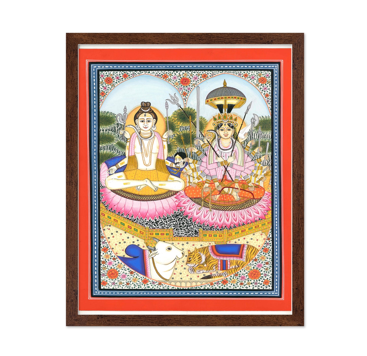 Lord Shiva with Parvati