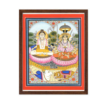 Lord Shiva with Parvati