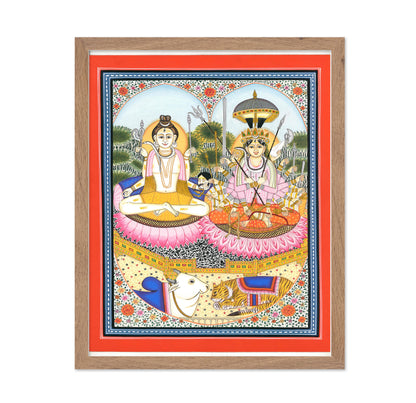 Lord Shiva with Parvati