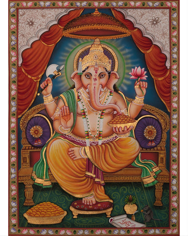 Ganesha on the Throne