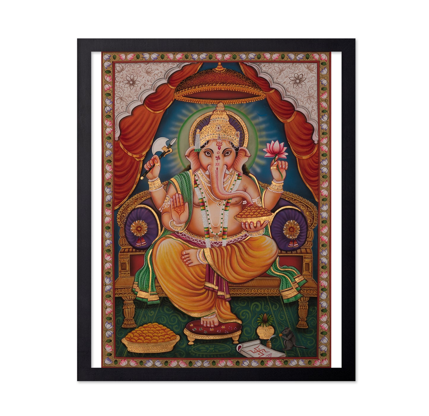 Ganesha on the Throne