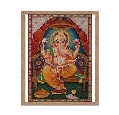 Ganesha on the Throne
