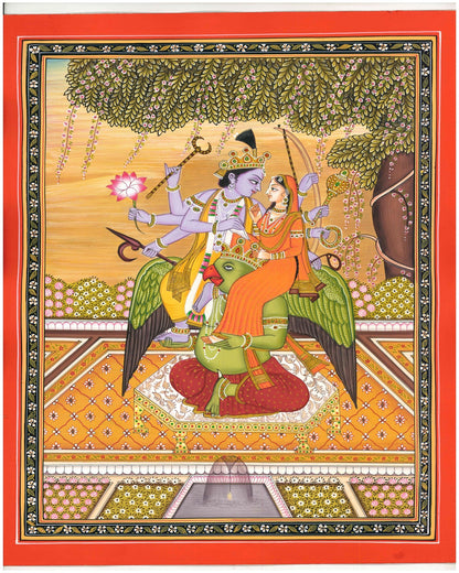 Lord Vishnu and Goddess Lakshmi