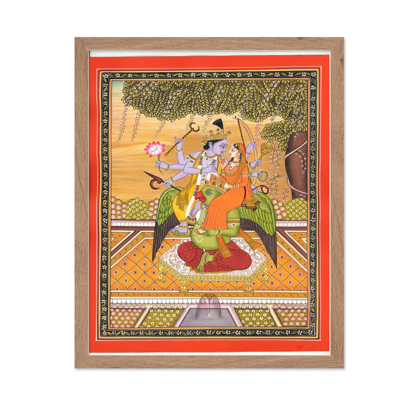 Lord Vishnu and Goddess Lakshmi