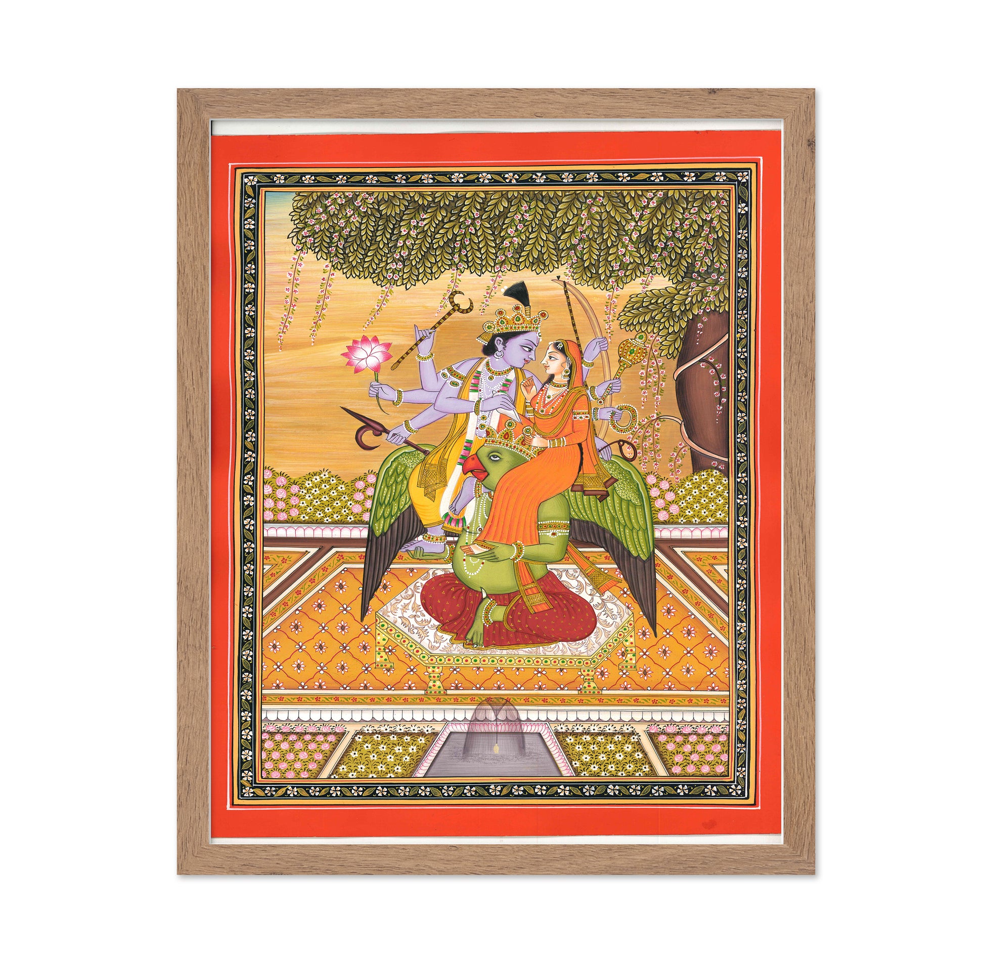 Lord Vishnu and Goddess Lakshmi