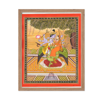 Lord Vishnu and Goddess Lakshmi