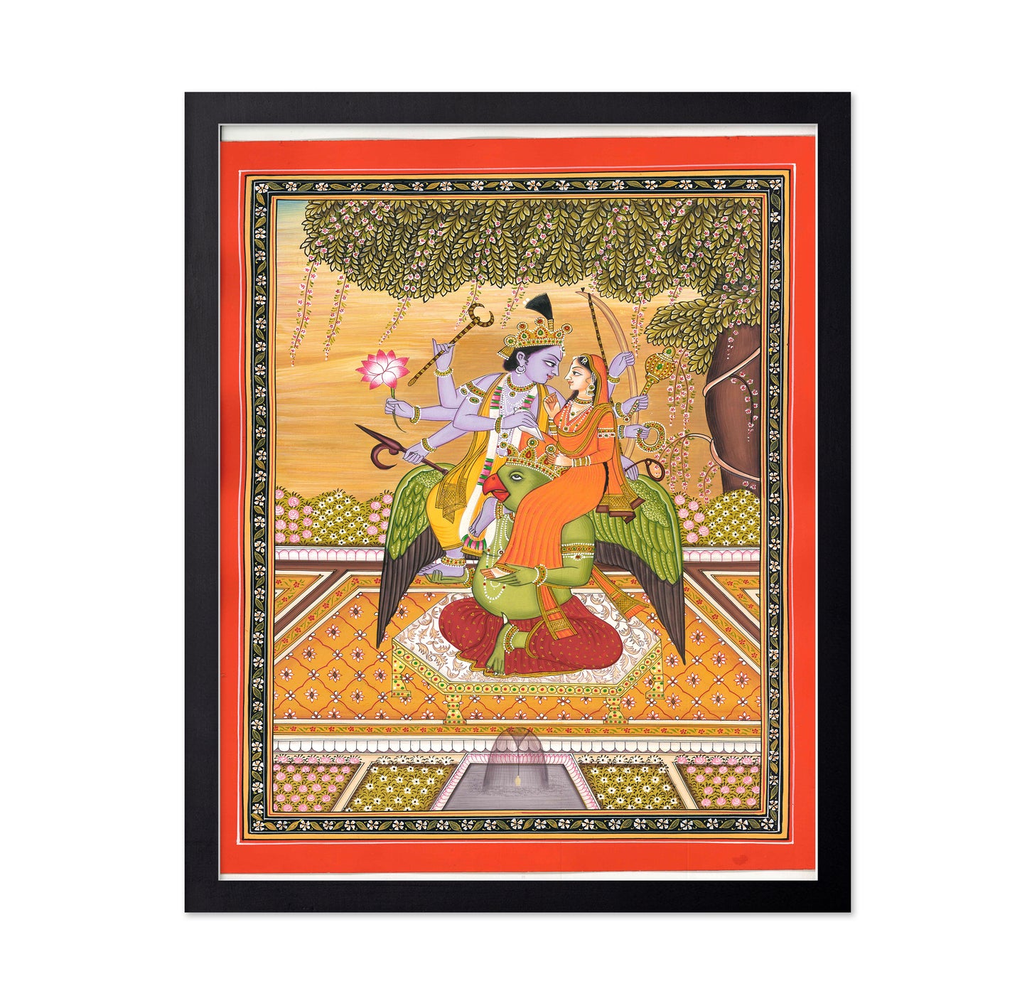Lord Vishnu and Goddess Lakshmi