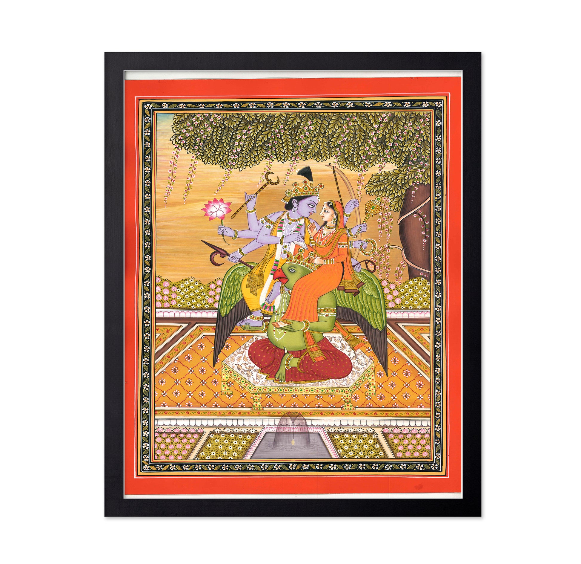 Lord Vishnu and Goddess Lakshmi