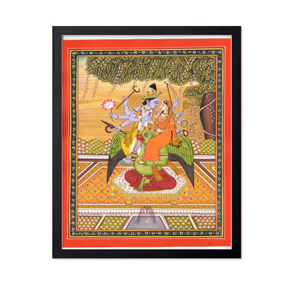 Lord Vishnu and Goddess Lakshmi