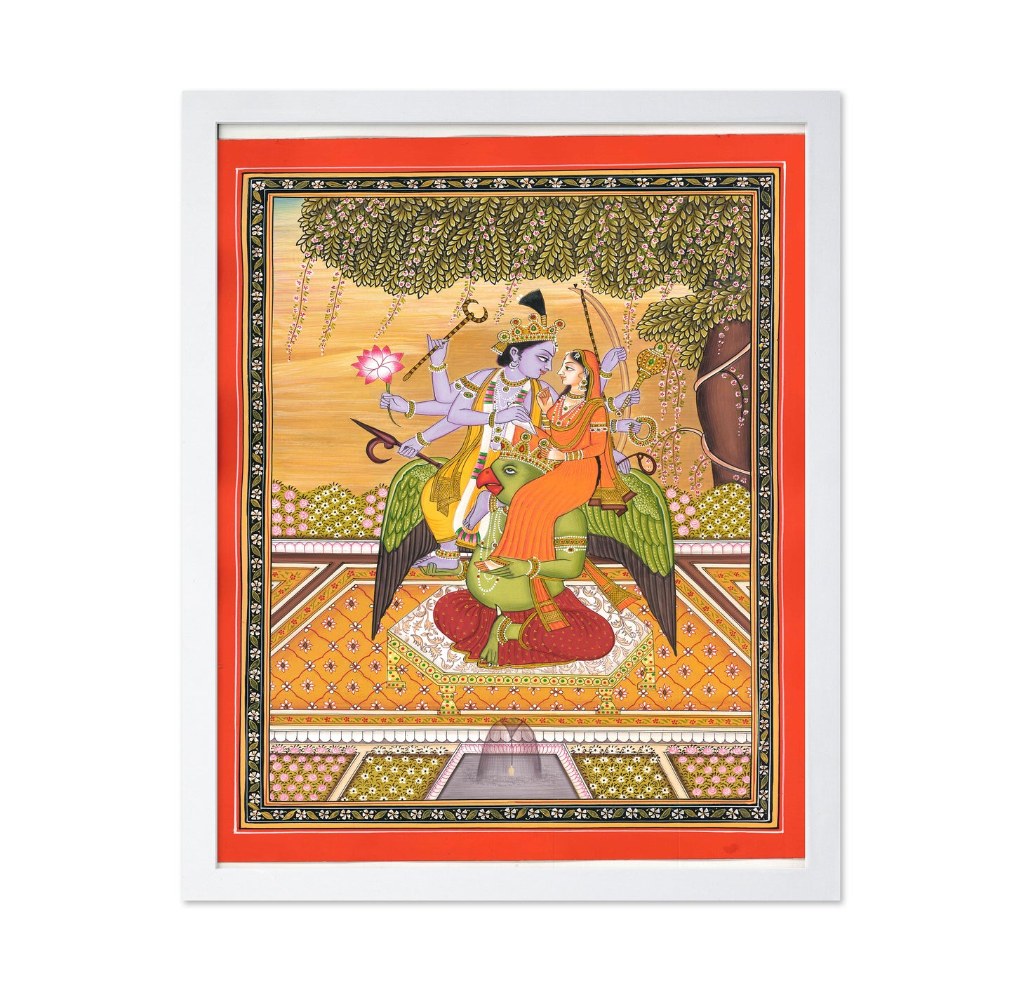 Lord Vishnu and Goddess Lakshmi