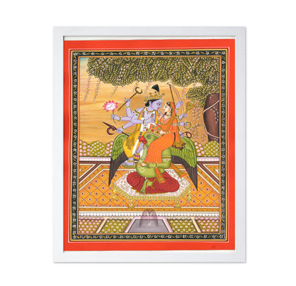 Lord Vishnu and Goddess Lakshmi