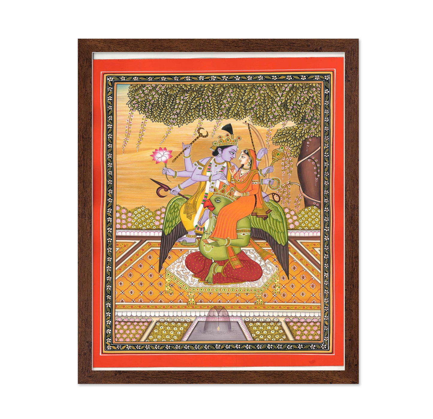 Lord Vishnu and Goddess Lakshmi