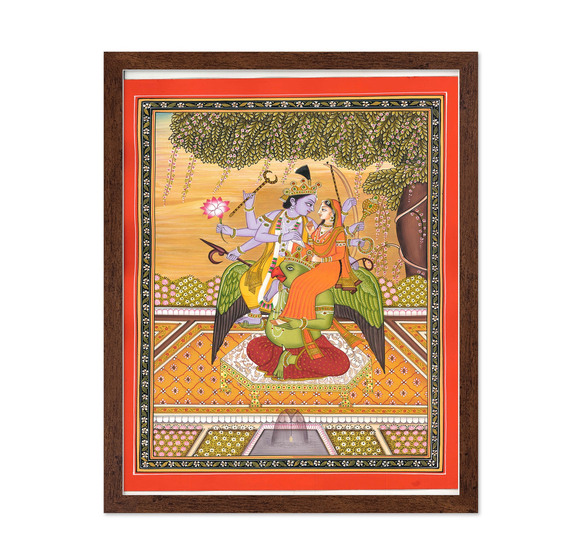 Lord Vishnu and Goddess Lakshmi