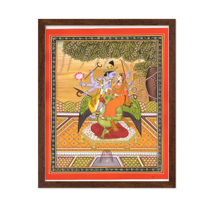 Lord Vishnu and Goddess Lakshmi