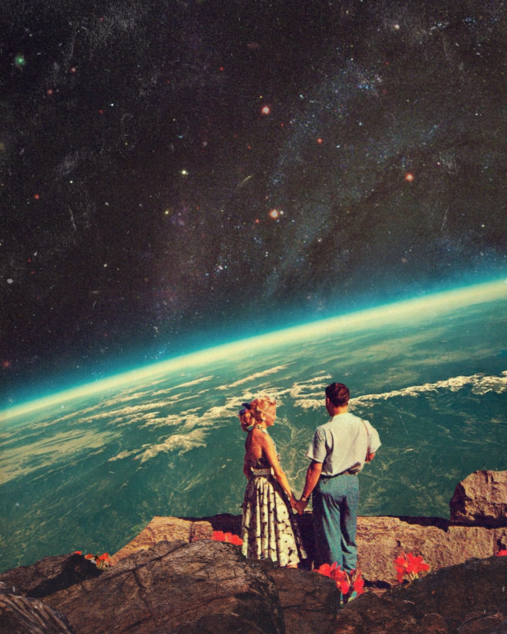 Retro Space Couple