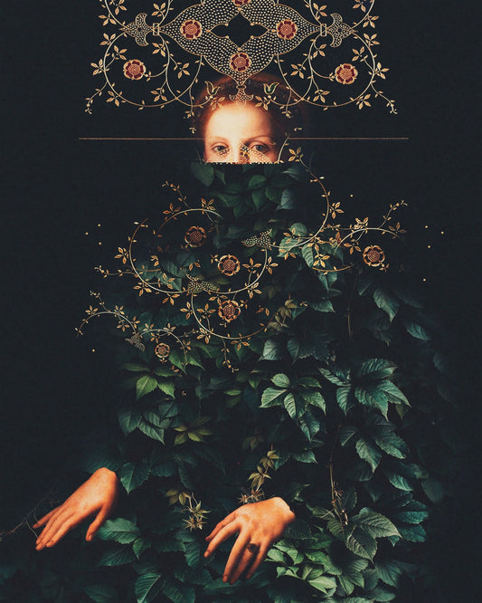 Surreal Floral Portrait