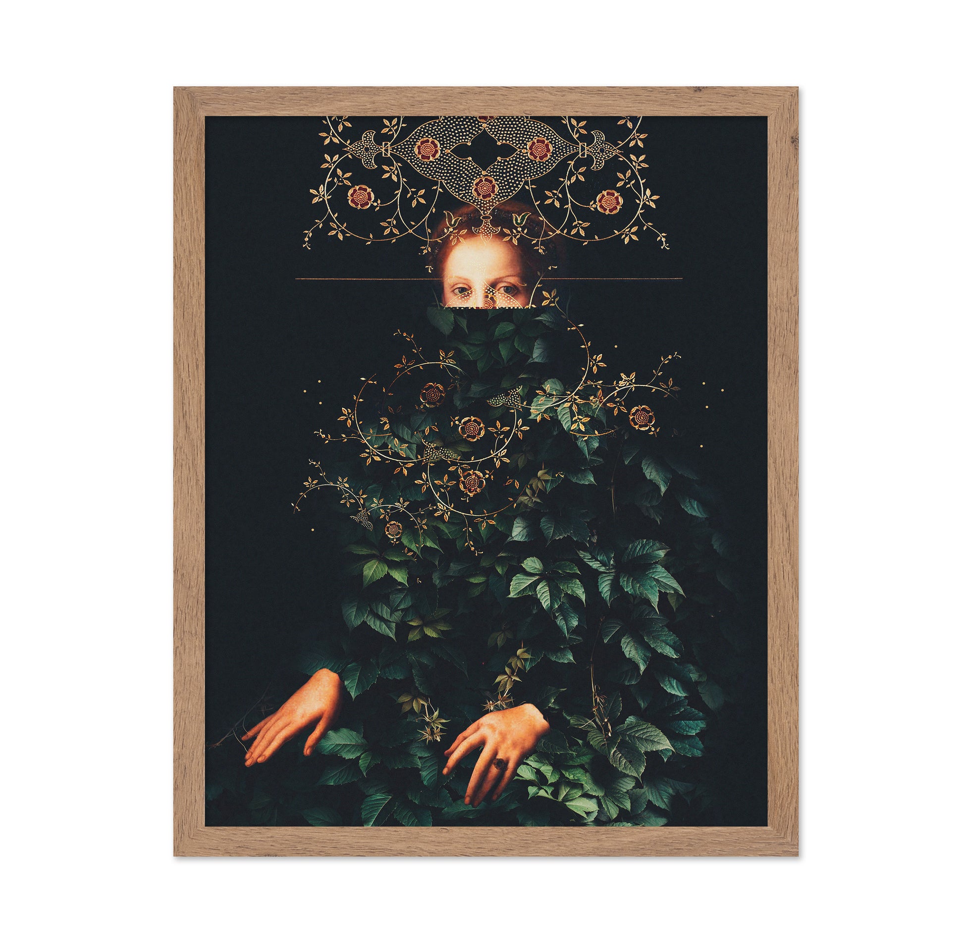 Surreal Floral Portrait