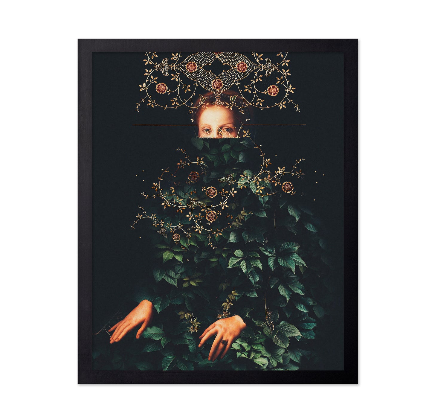 Surreal Floral Portrait