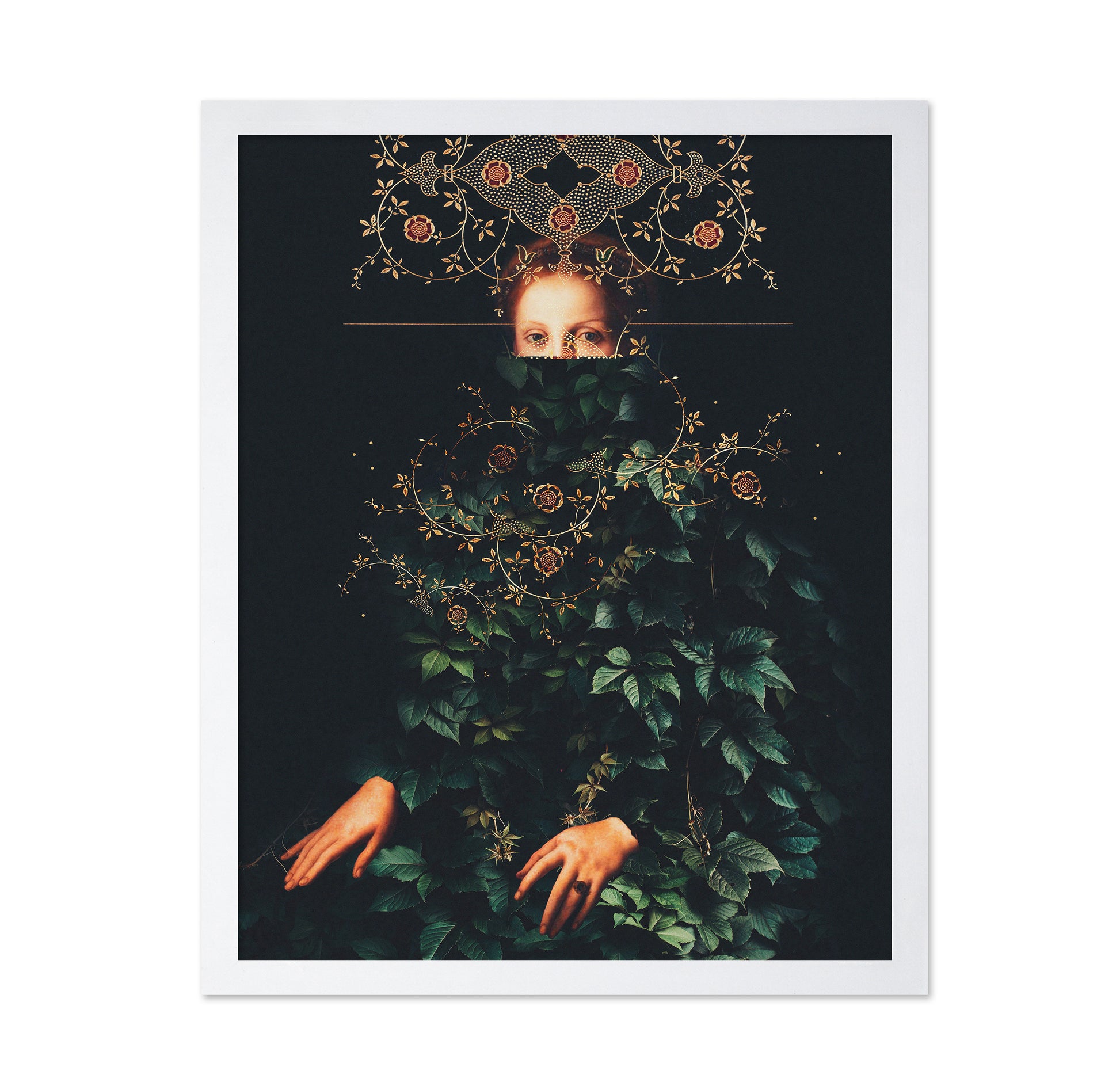 Surreal Floral Portrait