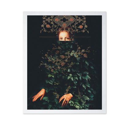 Surreal Floral Portrait