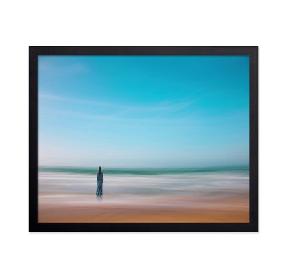 Alone on a Beach - Abstraction