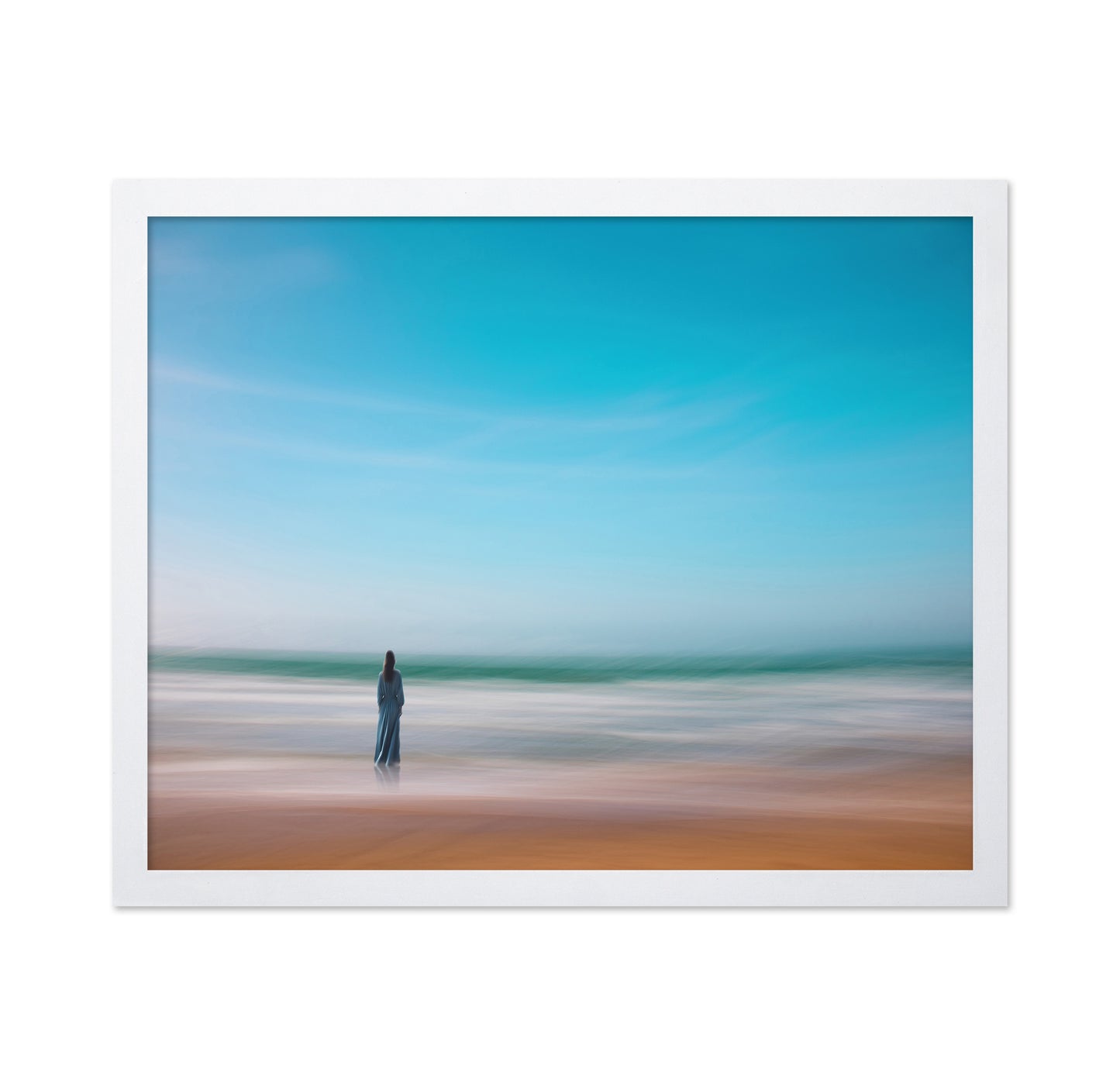Alone on a Beach - Abstraction