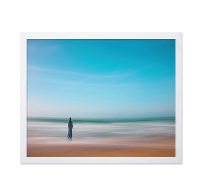 Alone on a Beach - Abstraction