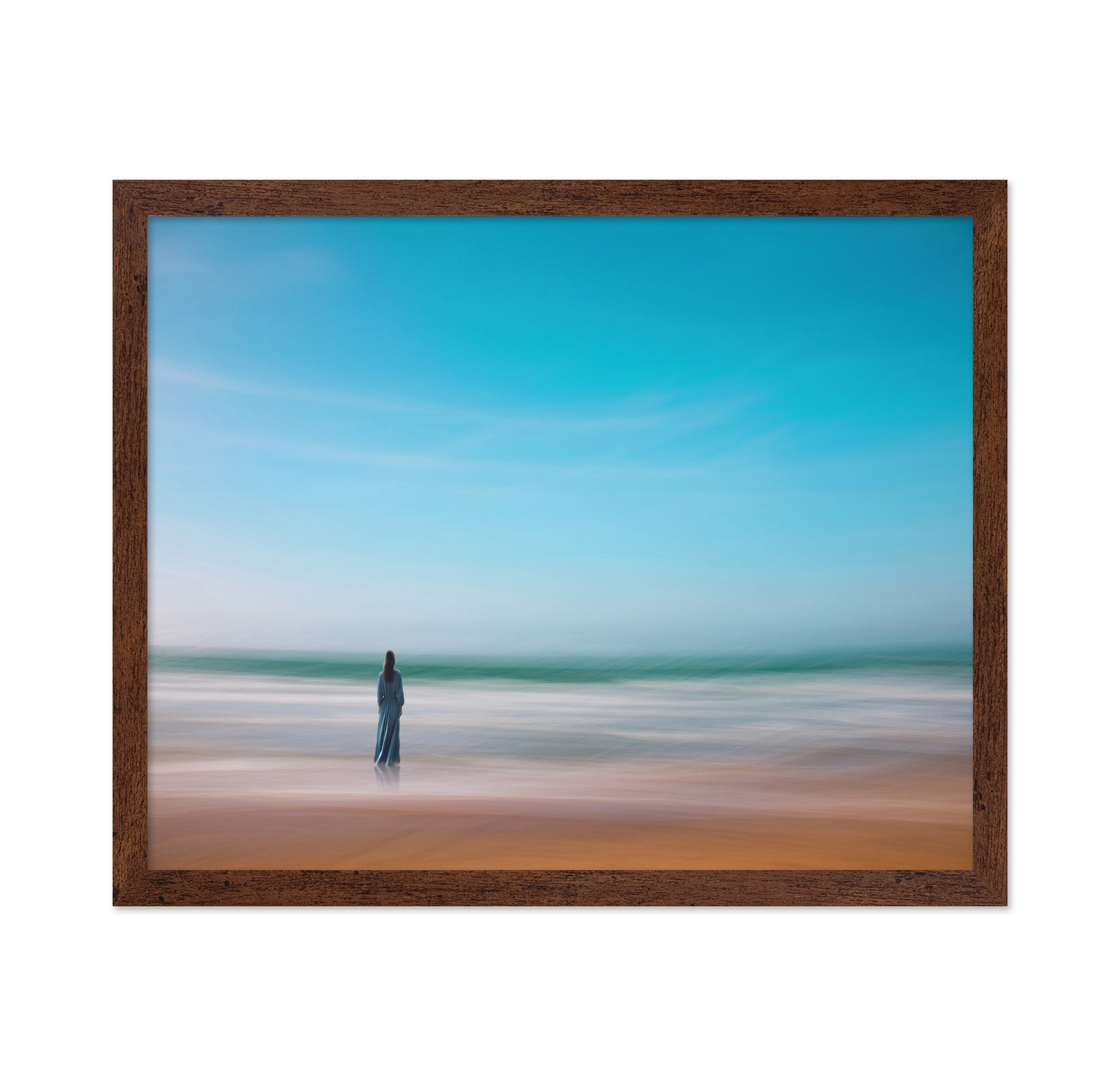 Alone on a Beach - Abstraction