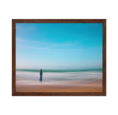 Alone on a Beach - Abstraction