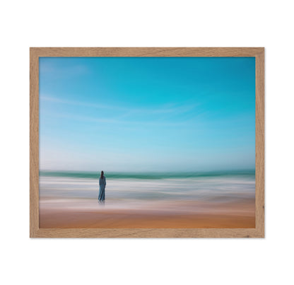 Alone on a Beach - Abstraction